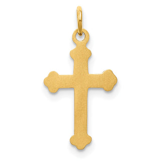 14K Yellow Gold Cross Charm XR198