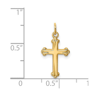 14K Yellow Gold Cross Charm XR198