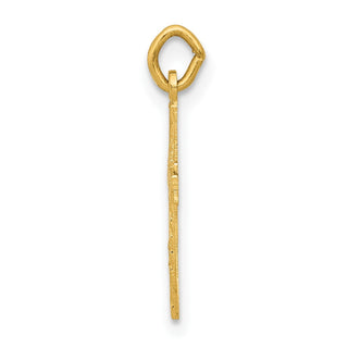 14K Yellow Gold Small Cross Charm XR199