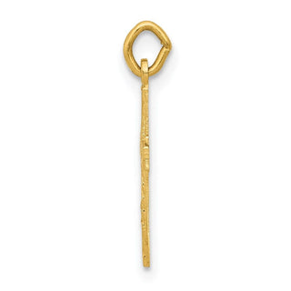 14K Yellow Gold Small Cross Charm XR199