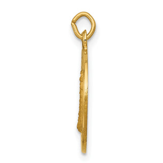 14K Yellow Gold Our Lady of Loreto Medal Charm