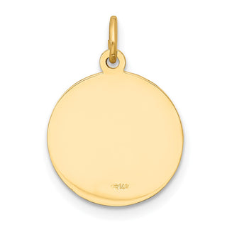 14K Yellow Gold Our Lady of Loreto Medal Charm