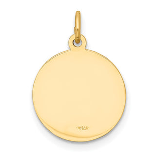 14K Yellow Gold Our Lady of Loreto Medal Charm