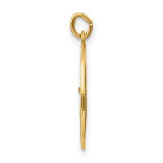 14K Yellow Gold Infant of Prague Medal Charm XR354