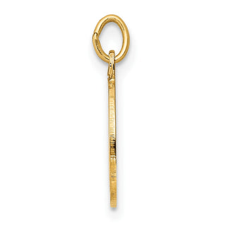 14k Yellow Gold Confirmation Charm XR357