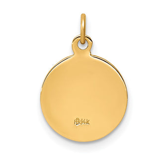 14k Yellow Gold Confirmation Charm XR357