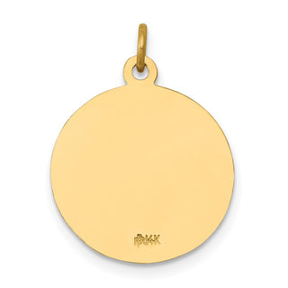 14K Yellow Gold Saint John Medal Charm XR399