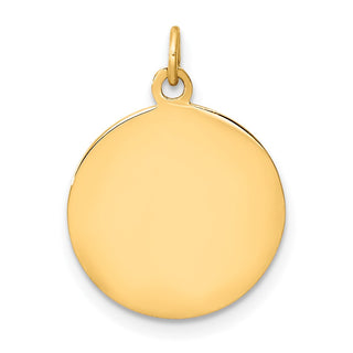 14K Yellow Gold Saint Luke Medal Charm