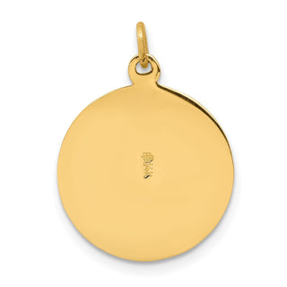 14K Yellow Gold Saint Patrick Medal Charm XR404
