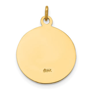 14K Yellow Gold Saint Gerard Medal Charm XR406