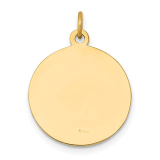 14K Yellow Gold Saint John Baptist Medal Charm