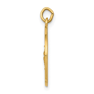 14K Yellow Gold Saint George Medal Charm XR410