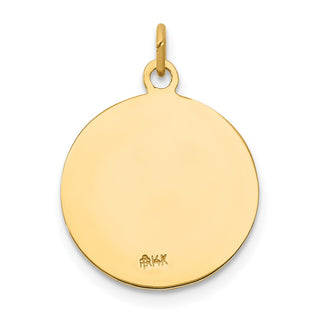 14K Yellow Gold Saint Andrew Medal Charm XR411