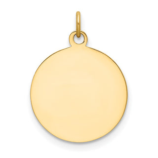 14K Yellow Gold Saint Elizabeth Seton Medal Charm XR413