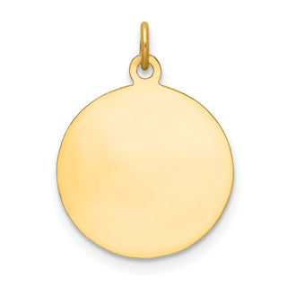 14K Yellow Gold Saint Roch Medal Charm XR414