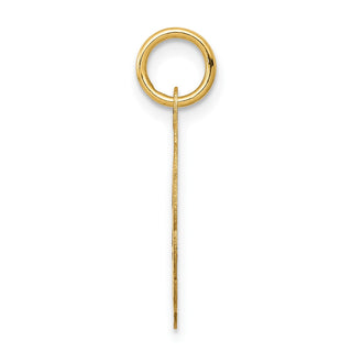 14k Yellow Gold Solid Star Of David Disc Charm