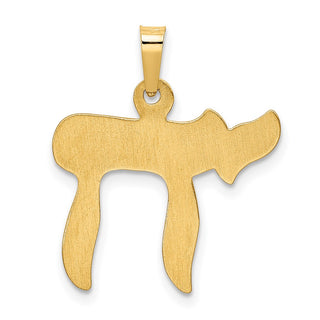 14k Yellow Gold Chai Pendant XR420