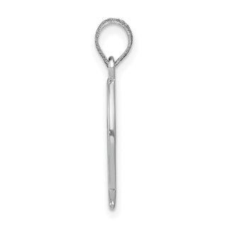 14k White Gold Ichthys Fish Pendant XR524