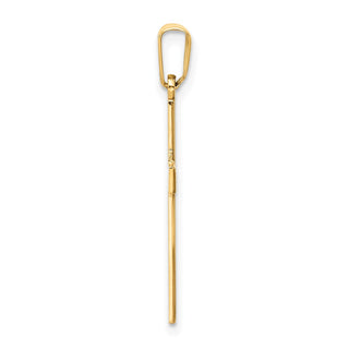 14k Yellow Gold Polished Cross Pendant XR541