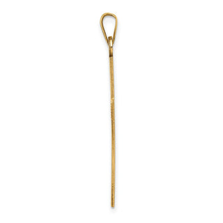 14k Yellow Gold Cross Pendant XR542