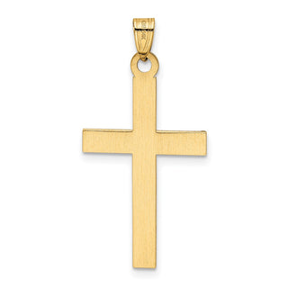 14k Yellow Gold Cross Pendant XR542