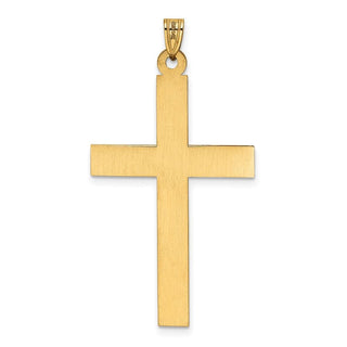 14k Yellow Gold Cross Pendant XR543