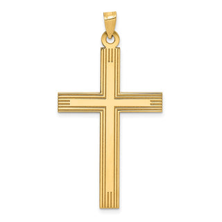 14k Yellow Gold Cross Pendant XR543
