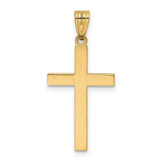 14k Yellow Gold Cross Pendant XR545