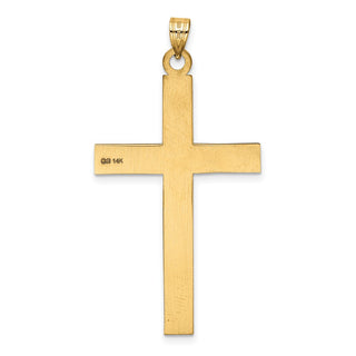 14k Yellow Gold Cross Pendant XR546