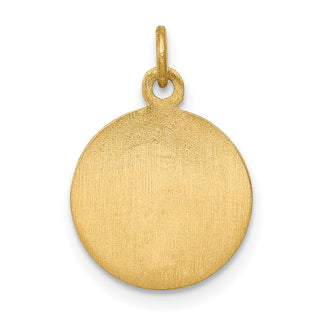 14K Yellow Gold Saint Andrew Medal Charm XR615