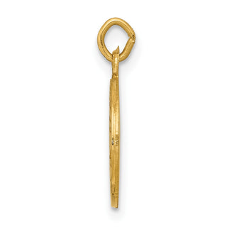 14K Yellow Gold Saint Elizabeth Seton Medal Charm XR617