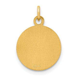14K Yellow Gold Saint Matthew Medal Charm XR625