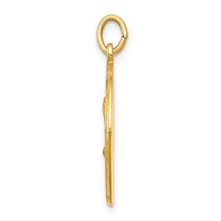 14k Yellow Gold Saint Matthew Medal Pendant