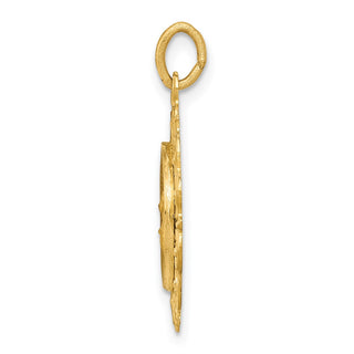 14k Yellow Gold Our Lady Of The Assumption Medal Pendant
