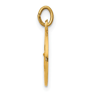 14K Yellow Gold Infant of Prague Medal Charm XR645