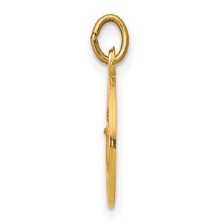 14K Yellow Gold Infant of Prague Medal Charm XR645