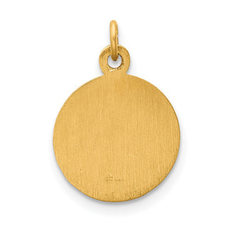 14K Yellow Gold Infant of Prague Medal Charm XR645