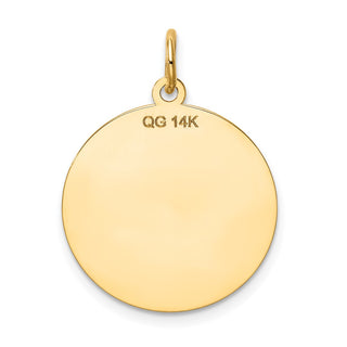 14K Yellow Gold Saint Jude Thaddeus Charm
