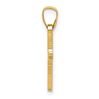 14k Yellow Gold Cross Pendant XR768