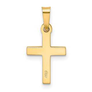 14k Yellow Gold Cross Pendant XR768