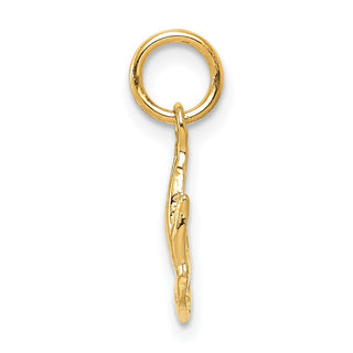 14k Yellow Gold Praying Hands Charm XR770