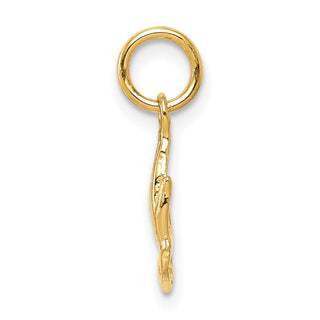 14k Yellow Gold Praying Hands Charm XR770