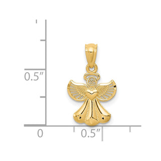 14k Yellow Gold Polished Angel Pendant XR918