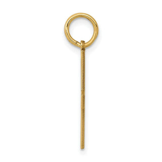 14K Yellow Gold Laser Designed Greek Cross Charm