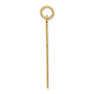 14k Yellow Gold Laser Designed Cross Pendant XR994