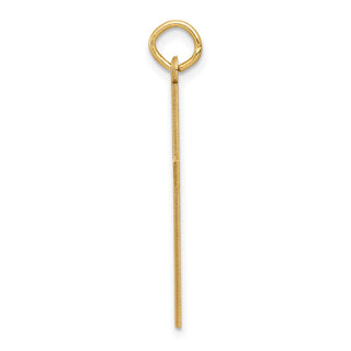 14k Yellow Gold Laser Designed Cross Pendant XR994