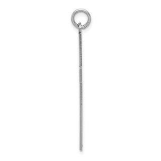 14k White Gold Laser Designed Cross Pendant XR999