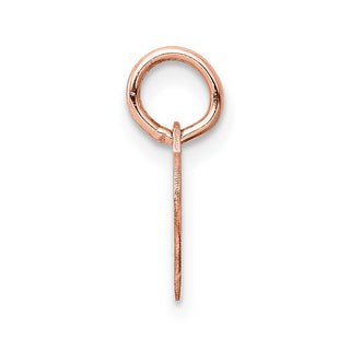 14k Rose Gold Heart Disc Charm XRM525/18
