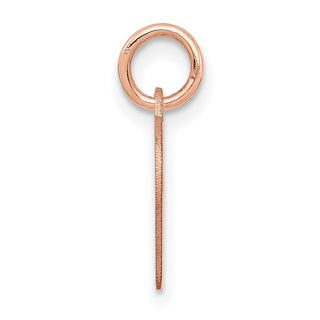 14k Rose Gold Heart Disc Charm XRM526/13