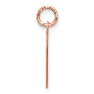 14k Rose Gold Heart Disc Charm XRM528/18